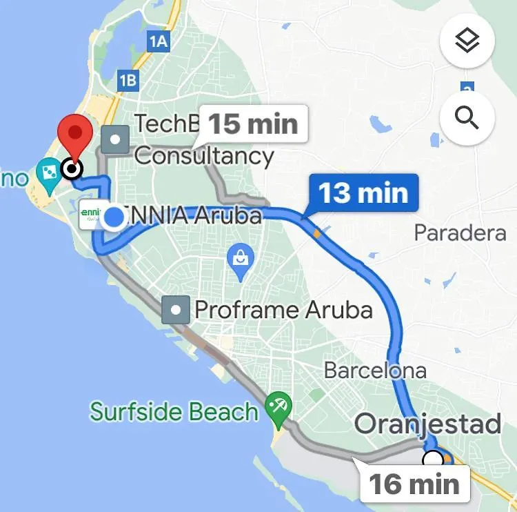 Holiday home Aruba , Eagle Beach Townhouse Palm Beach